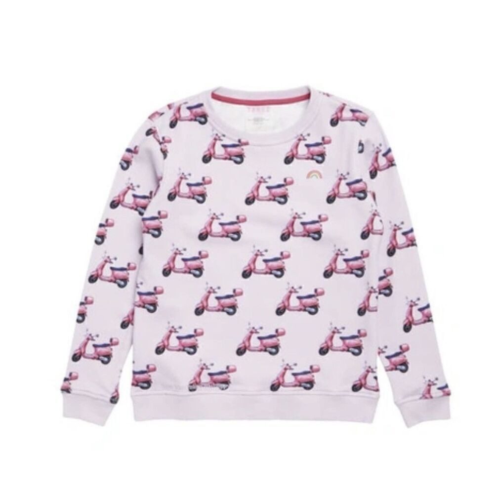 Terez Womens Crewneck Top In Vespas Size XS Retail $170